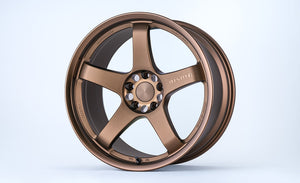 NISMO LM GT4 EVO ALUMINUM ROAD WHEEL MACHINING LOGO VERSION 19X9.5J +30 5X114.3 BRONZE ALUMITE 4030S-RS230-BR