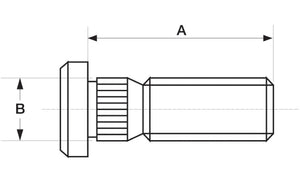 NISMO LONG HUB BOLTS 13.0-60 X 8 SET 40222-RS020