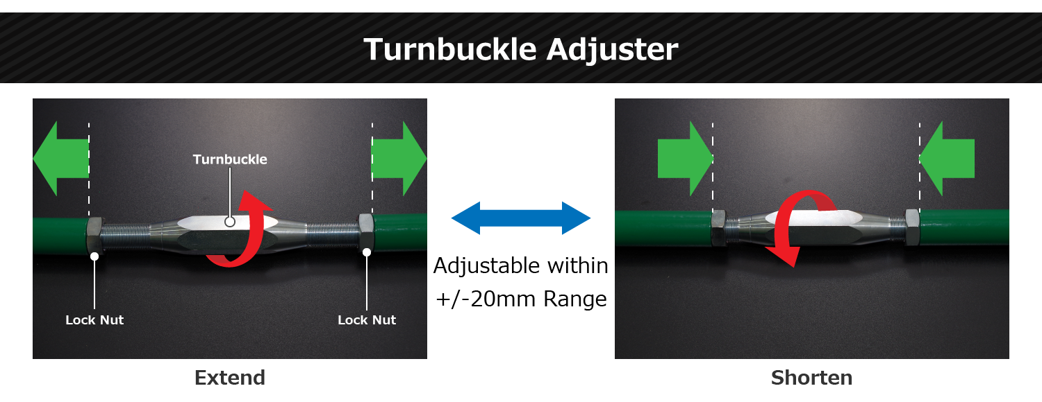 TEIN ADJ. LATERAL ROD FOR TOYOTA FJ CRUISER GSJ15W LATG1-11AR0
