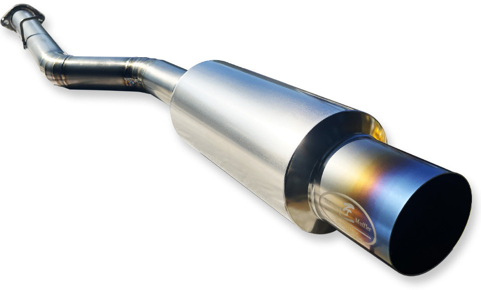 REINHARD CANNONBALL MUFFLER SEMI TITANIUM EXHAUST FOR MITSUBISHI LANCER EVOLUTION4 5 6CN CP9A 4G63 RH-805TI