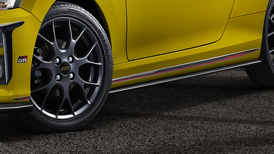 TRD GR SIDE SKIRT BLACK 212 FOR TOYOTA COPEN MS344-B2001