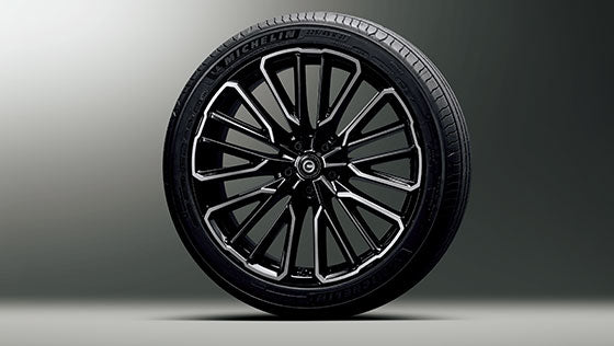 TRD GR 21 INCH CASTING ALUMINUM WHEEL SET <BLACK/BLACK CLEAR> FOR TOYOTA CROWN 35 MS213-00157