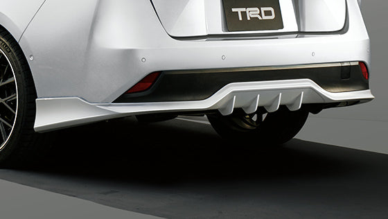 TRD REAR BUMPER SPOILER AERO DYNAMICS STYLE BLACK 218 FOR TOYOTA PRIUS ZVW50 51 55 MS343-47005-C0