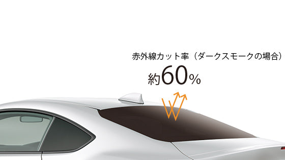 TRD IR (INFRARED) CUT FILM DARK SMOKE FOR TOYOTA 86 ZN8 MS374-18001