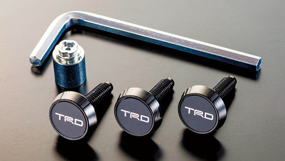 TRD SECURITY LICENSE PLATE BOLT FOR TOYOTA PRIUS ZVW50 51 55 MS010-00028