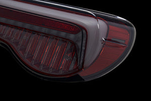 VALENTI JEWEL LED TAIL LAMP ULTRA LIGHT SMOKE RED CHROME LIMITED COLOR FOR TOYOTA 86 ZN6 SUBARU BRZ ZC6  TT86ZU-SR-1