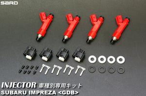 SARD INJECTOR KIT  For SUBARU IMPREZA GDB 63822