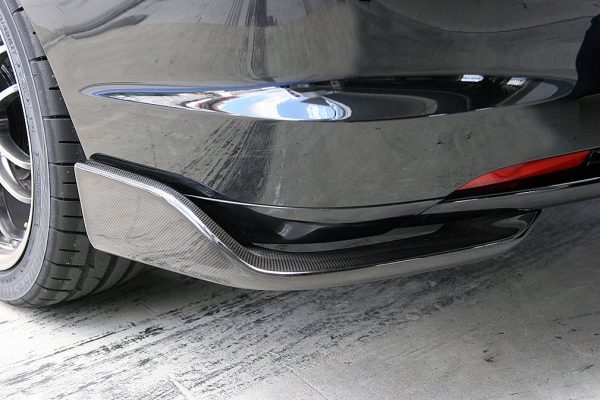 TOP SECRET REAR SIDE DIFFUSER CARBON FOR HONDA INSIGHT ZE2 ZE3 TOP-SECRET-00574