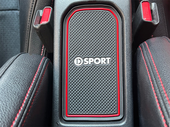 D-SPORT RUBBER MAT RED FOR DAIHATSU COPEN LA400K LA400A 08230-E240-RE