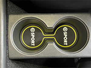 D-SPORT RUBBER MAT YELLOW FOR DAIHATSU COPEN LA400K LA400A 08230-E240-YE