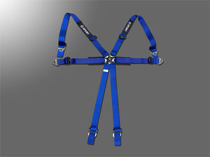 D-SPORT TRS 6-POINT HARNESS FOR 2-SEATER RED FOR DAIHATSU COPEN LA400K LA400A 73210-R240-RE