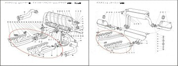KREISSIEG F1 SOUND VALVETRONIC EXHAUST SYSTEM WONDERWOLF VER. WITH STAINLESS STEEL FLOATING CURL TAIL SANDBLASTED KSG LOGO MARK FOR FERRARI TESTAROSSA FERRARI 512TR FERRARI 512M F512-03-WONDERWOLF-TESTAROSSA-TR-M