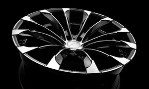 WALD JARRET J11-C 1-6 1-5 22x9.5 BLACK POLISH FOR TOYOTA PRADO 150 HILUX WALD-00036