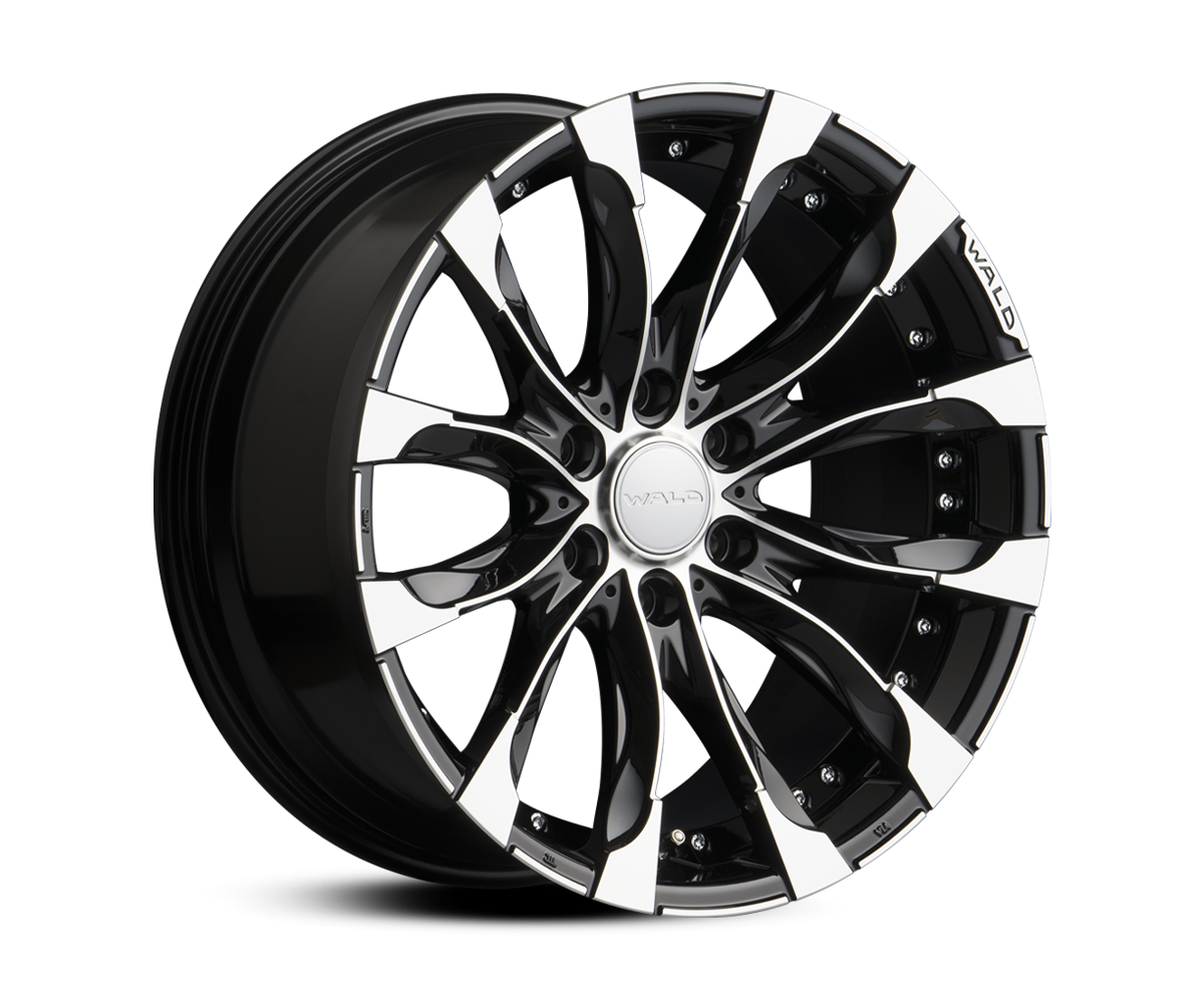 WALD JARRET J11C 20X9.5 BLACK POLISH FOR TOYOTA LAND CRUISER PRADO HILUX WALD-00046