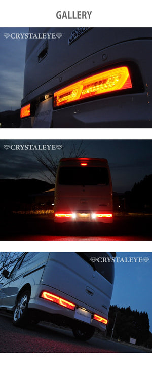 CRYSTAL EYE FIBER LED TAIL RED FOR SUZUKI EVERY WAGON DA17W J270-RC
