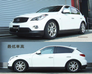 RS-R SUPER-I COILOVER SUSPENSION RECOMMENDED SPRING RATE FOR NISSAN SKYLINE CROSSOVER J50 SIN125M