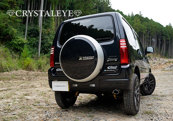 CRYSTAL EYE 3D HOLE FULL LED TAIL V2 FLOWING TURN SIGNAL RED CLEAR TYPE FOR SUZUKI JIMNY JB23 J205RC