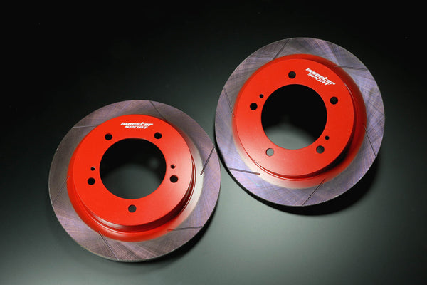 MONSTER SPORT BRAKE DISC ROTOR W. SLOTS FOR SUZUKI JIMNY JB64W JB74W 431300-5500M