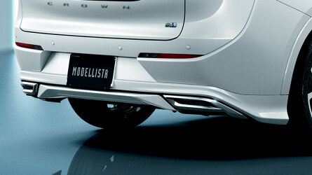 MODELLISTA REAR SKIRT BLACK FOR VEHICLES WITH PVM FOR TOYOTA CROWN TZSH35 AZH35 MSD43-30001-C0