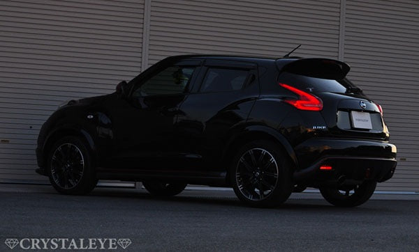 CRYSTAL EYE FIBER FULL LED TAIL LAMP, SMOKED FOR NISSAN JUKE B003-SM