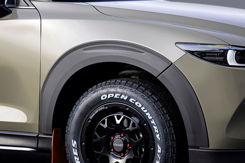 AUTOEXE OVER FENDER SET MATTE BLACK PAINTED FOR MAZDA CX-5 KF SERIES-500001 ONWARDS KFA1V3120