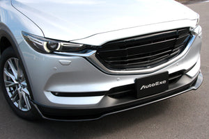 AUTOEXE FRONT UNDER SPOILER PIANO BLACK PAINTED FOR MAZDA CX-8 KG2P-UP TO 449999 KG5P-UP TO 349999 MKG2100-08