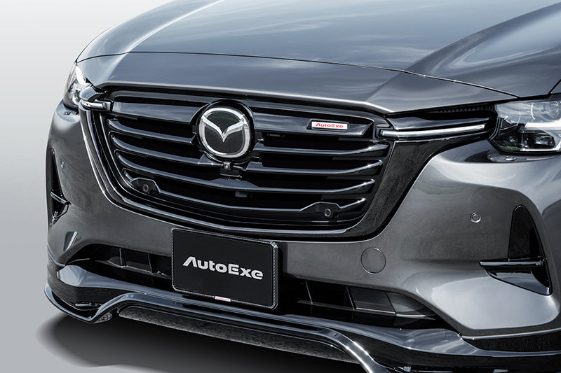 AUTOEXE FRONT GRILLE PIANO BLACK AND MATTE BLACK FOR MAZDA CX-60 KH SERIES WITH 360 DEGREE VIEW MONITOR KHA1V4220