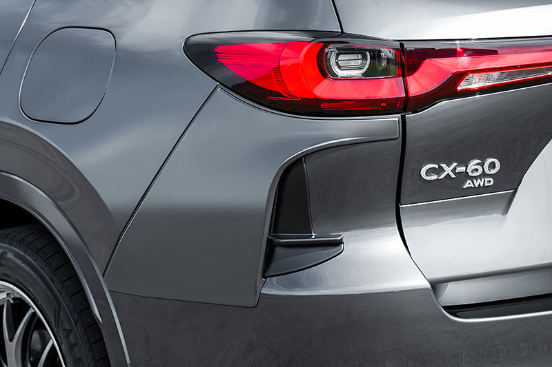 AUTOEXE REAR SIDE COWL RHODIUM WHITE PREMIUM METALLIC PAINTED FOR MAZDA CX-60 KH-07 KHA1V3060SZ