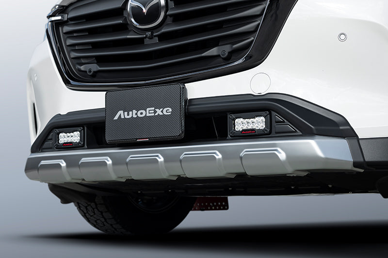 AUTOEXE FRONT UNDER GARNISH WITH LED ACCESSORY LAMP FOR MAZDA CX-60 KH SERIES DIESEL HYBRID AND PHEV VEHICLES EXCLUDING L PACKAGE AND S PACKAGE KHA1V3290