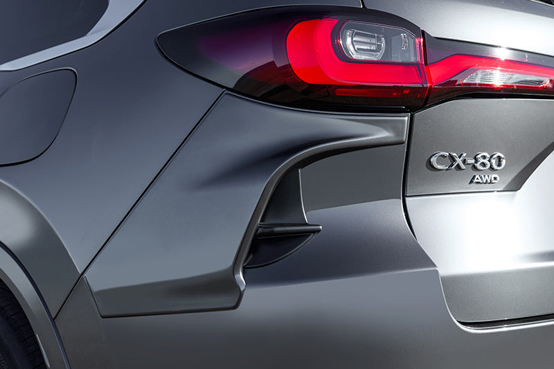 AUTOEXE REAR SIDE COWL MACHINE GRAY PREMIUM METALLIC PAINTED FOR MAZDA CX-80 KL SERIES KLA1V30602M