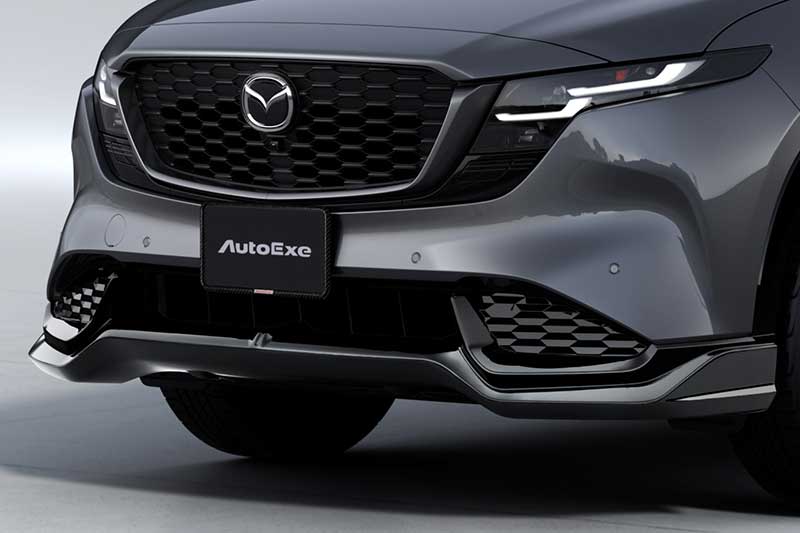 AUTOEXE FRONT UNDER SPOILER PIANO BLACK PAINTED FOR MAZDA CX-5 KM SERIES KMA1V4900
