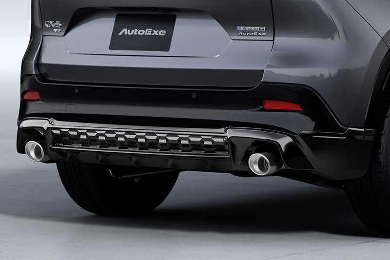AUTOEXE REAR UNDER SPOILER PIANO BLACK PAINTED FOR MAZDA CX-5 KM SERIES KMA1V4930