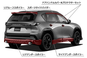 AUTOEXE REAR UNDER SPOILER PIANO BLACK PAINTED FOR MAZDA CX-5 KM SERIES KMA1V4930