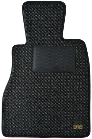 KARO KRONE TWEED BLACK FLOOR MATS FOR TOYOTA ARISTO JZS147 1991.10-1997.07 KRONE-458-BLACK