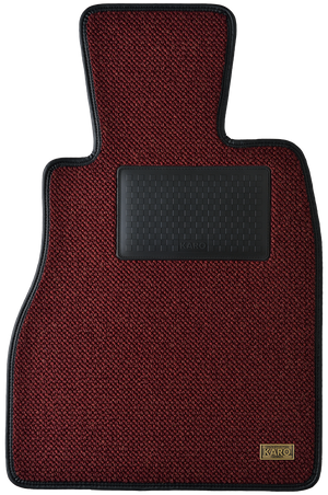 KARO KRONE TWEED BORDEAUX FLOOR MATS FOR TOYOTA BREVIS JCG1# KRONE-1502-BORDEAUX