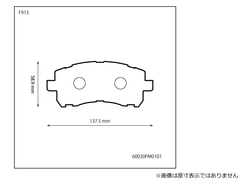 PROVA FRONT SPORT BRAKE PADS SET  For SUBARU LEGACY BD BG  60030PM0101