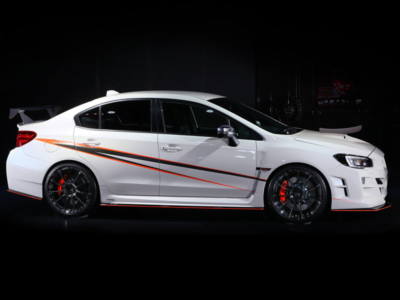 PROVA SIDE UNDER EXTENTION BLACK  For SUBARU WRX STI VA  82601DM3002