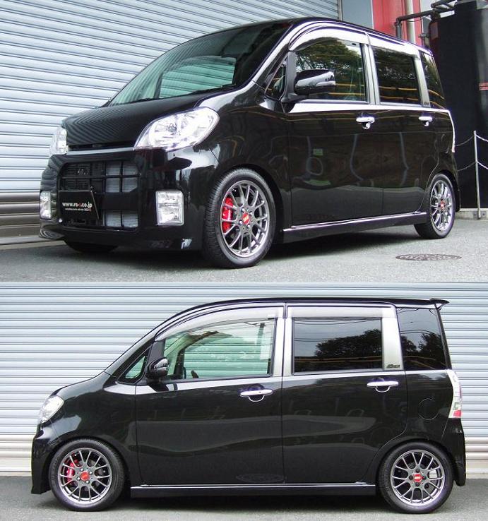 RS-R BASIC-I COILOVER SUSPENSION RECOMMENDED SPRING RATE FOR DAIHATSU TANTO EXE L465S BAID109M