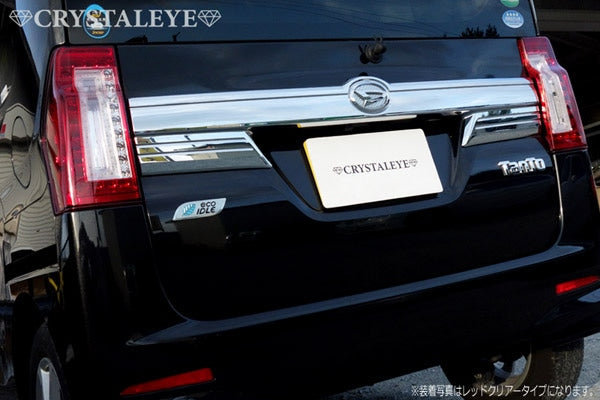 CRYSTAL EYE 3D HOLE FIBER FULL LED TAIL CLEAR FOR DAIHATSU TANTO CUSTOM LA600S LA610S KOUKI J162-CL