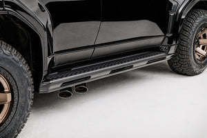 WALD DESERT LINE BLACK BISON EDITION SIDE MUFFLER OVAL 117W X 2 HALF BLUE FOR TOYOTA LAND CRUISER 250 GDJ250W TRJ250W WALD-00038