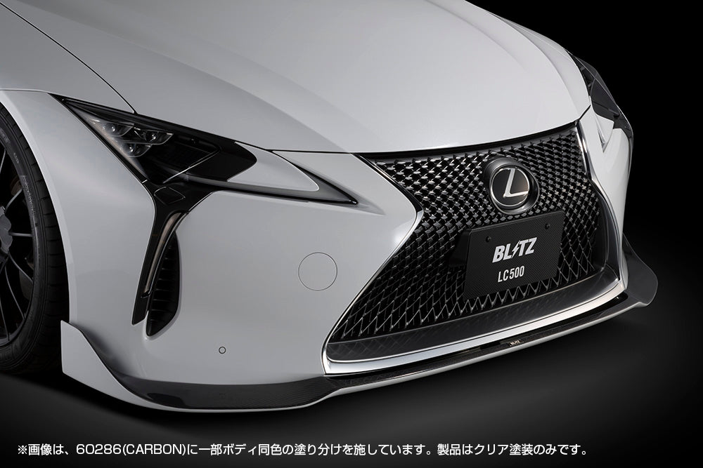 BLITZ Front Lip Spoiler RED  For LEXUS LC500 URZ100 2UR-GSE 60280