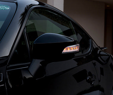 TOMS FRONT LED DOOR MIRROR SIGNAL BLUE LED STERLING SILVER METALLIC D6S  FOR  86 ZN6  87950-TZN61-S