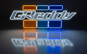 GREDDY NEON LED SIGN L SIZE - PAINTED FOR 18001964