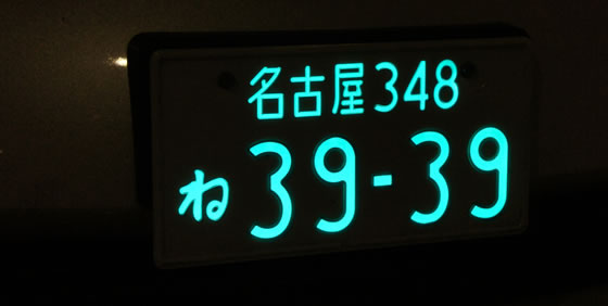 TOMS SHAPED LIGHT LICENSE PLATE LED LIGHTS FOR MULTIPLEFITTING  08407-TS001