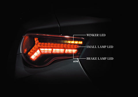 TOMS LED TAIL LAMP SEQUENTIAL FOR TOYOTA 86 KOUKI ZN6  81500-TZN66