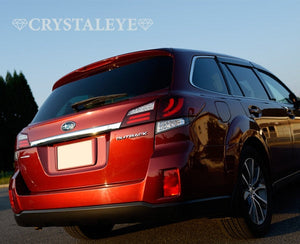 CRYSTAL EYE FIBER FULL LED TAIL LAMP V2 SEQUENTIAL TURN SIGNAL RED CLEAR FOR SUBARU LEGACY TOURING WAGON BR L195-RC