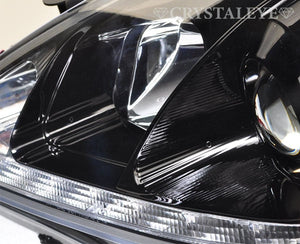 CRYSTAL EYE GSE20 21 25 LATE MODEL L-LINE POSITION BUILT-IN HEADLIGHT BLACK CHROME FOR LEXSUS LEXUS IS 20 EARLY MID-TERM S171BC