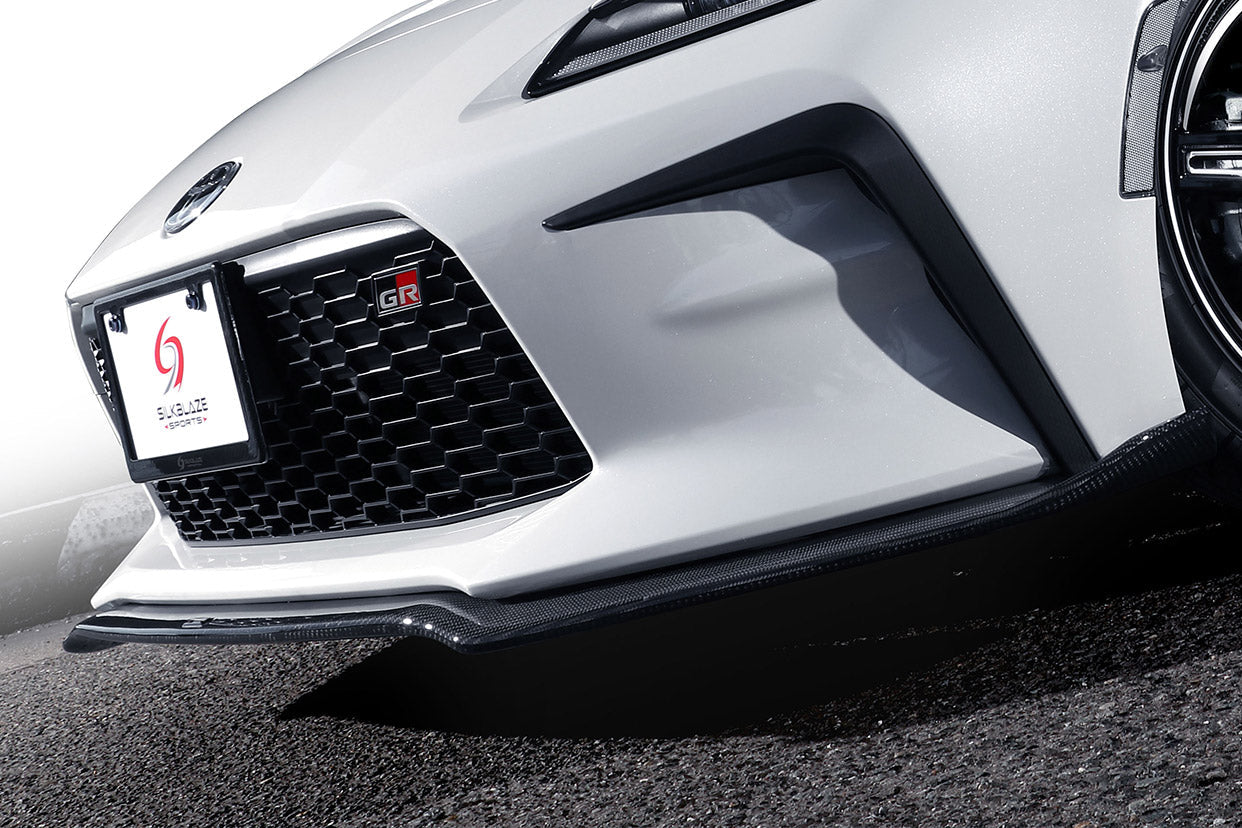 K'SPEC SILKBLAZE FRONT LIP TYPE S PAINTED 2 TONE BLACK FOR TOYOTA GR86 ZN8 TSRGR86-FS-XXXB