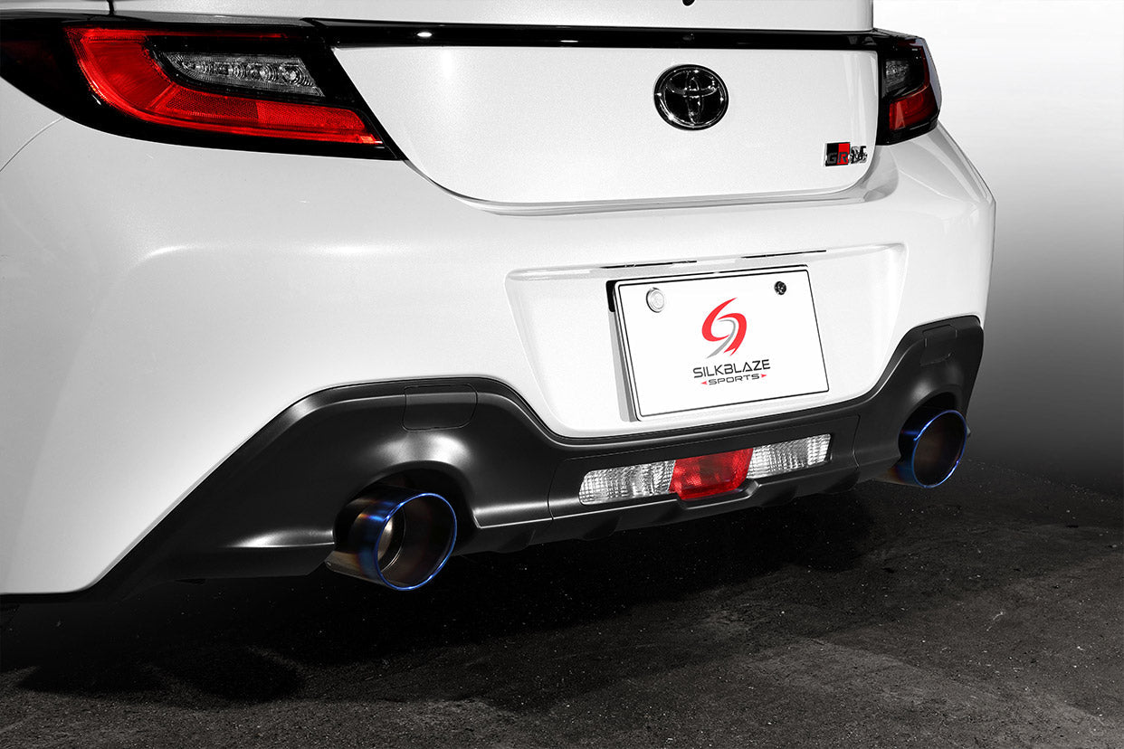 K'SPEC SILKBLAZE MUFFLER SILVER TAIL FOR TOYOTA GR86 ZN8 SBSM-002