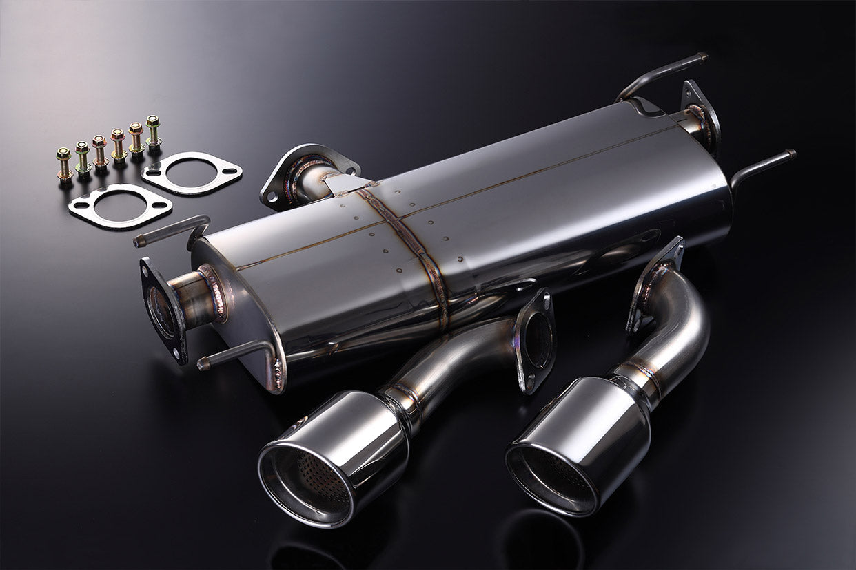 K'SPEC SILKBLAZE MUFFLER SILVER TAIL FOR TOYOTA GR86 ZN8 SBSM-002